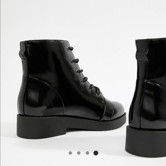 Asos acoustic chunky biker boots - Picture 4 of 4